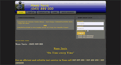Desktop Screenshot of naastaxis.ie